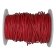 Round leather cord Red - 2mm