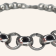 Semicircle Wire Belcher Chain Bracelet - Silver - 6mm - Item 988