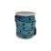 Suede Leather cords with Rivet - 10mm - turquoise