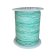 Round Leather Cord -1mm-  Vintage light green with white base