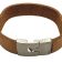 Plain Flat Leather Bracelet - Style 292