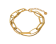 Gold plated stainless steel Bracelets - 47