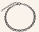 Semicircle Wire Belcher Chain Bracelet - Silver - 3mm - Item 988