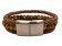 Combination Gemstone and Leather Bracelet - Style 166
