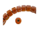 Ceramic beads - 14mm (Orange AB)