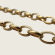 Triangle Wire Dendritic Pearl Necklace - Gold - 4mm - Item 980