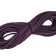 Real Round Nappa Leather Cord - Dark Purple 5mm