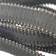 Real Nappa Flat Leather with steel balls chains - 10mm - Dark Grey