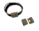 Zamak magnetic claps: MGL-266 14*3mm (Gold matt)