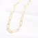 Gold Plated Stainless Steel Necklace - 502