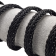 Madison style braided leather cords- 10*3.5mm- MATT Black