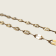 Puka Shell Chain Necklace - Gold - 1mm - Item 994