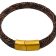 Spiral Braided Leather Bracelet - Style 342