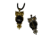 Semi Precious Stones Pendant 1-Gold
