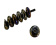Ceramic beads Flat Round - 8mm (Black)