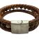 Combination Gemstone and Leather Bracelet - Style 167