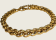 Square Braided NK Chain Bracelet - Gold - 6mm - Item 996