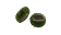 Shamballa Oval Hollow: 7*10mm (Peridot)
