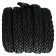 Tuscon Braided Leather Cords - 14x3.5mm - Matt Black