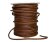 Round Leather Cord - Vintage Dark Tan - 2mm