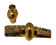 Zamak magnetic clasp: MGL 4 7mm (Gold)