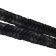 v cross braided leather cord -15mm- DARK BLUE