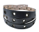 Flat leather with hollow rivets - 10MM-SE-vintage blue