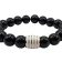 Black Onyx Gemstone Bracelet: Style-575 (10mm)