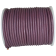 Round Leather Cord - Plum - 3mm