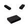Stainless Steel Magnetic Clasp: MGST-105 20*2.5mm (black matt)