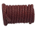 Oslo Round Braided Bolo Cords - 6mm - Cherry