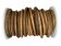 Round leather Cords - 6mm - Vintage Tan
