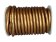 Round Leather Cord - 6mm - Metalllic Copper