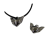 Stainless steel charms SSP-601-15*11MM