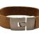 Plain Flat Leather Bracelet - Style 292
