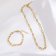 Gold Plated Stainless Steel Necklace - 526