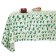 Dual Green Printed Waxed Tablecloth