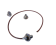 Zamak magnetic claps: MGL-4 4,5mm (Silver)