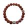 Frosted Red Jasper Gemstone Bracelet: Style-506 (8mm)