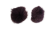 Fox Fur Pom Pom-Dark Purple-10cms