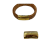 Zamak magnetic clasps: ZAML-78 10*6.5mm (Gold)
