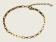 Rectangular Linked Chain Bracelet - Gold - 3mm - Item 984