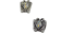 Zamak part for leather: CA-4875 5mm (Steel)