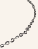 Cable Link Chain Bracelet with Half Beads - Silver - 1mm - Item 904