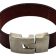 Plain Flat Leather Bracelet - Style 294