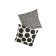 Black Polka Doted Cotton Cushion