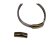 Zamak magnetic claps: MGL-247 6*3mm (Gold)