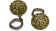 Shamballa bead - 12mm - Gold