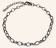 Triangle Wire Dendritic Pearl Bracelet - Silver - 3mm - Item 980