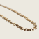 Flat Cable Chain Necklace - Gold - 0.5mm - Item 912
